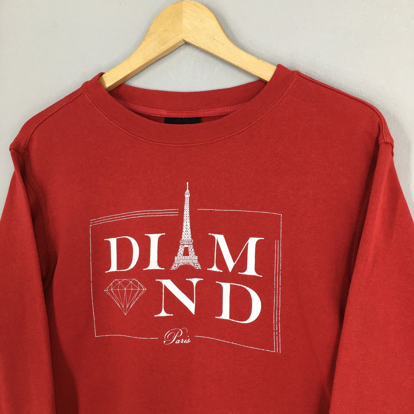 Diamond Supply Co Red Sweater Small