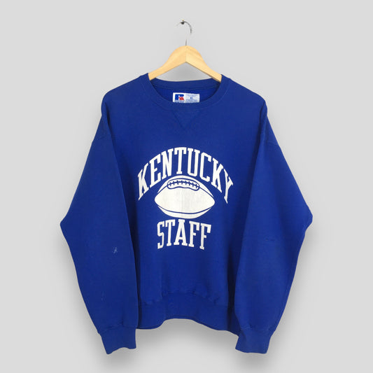 Kentucky State Football Blue Sweatshirt XLarge