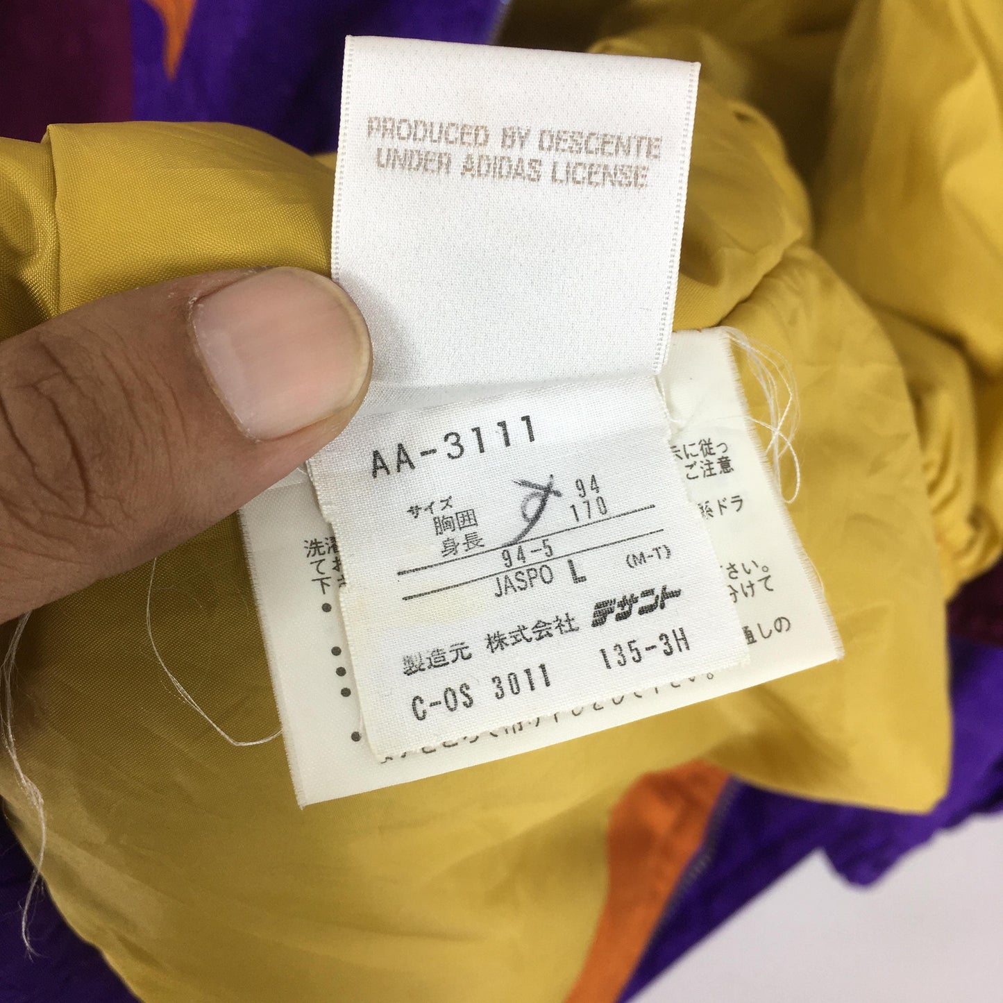 Adidas Trefoil Ski Multicolor Jacket Large