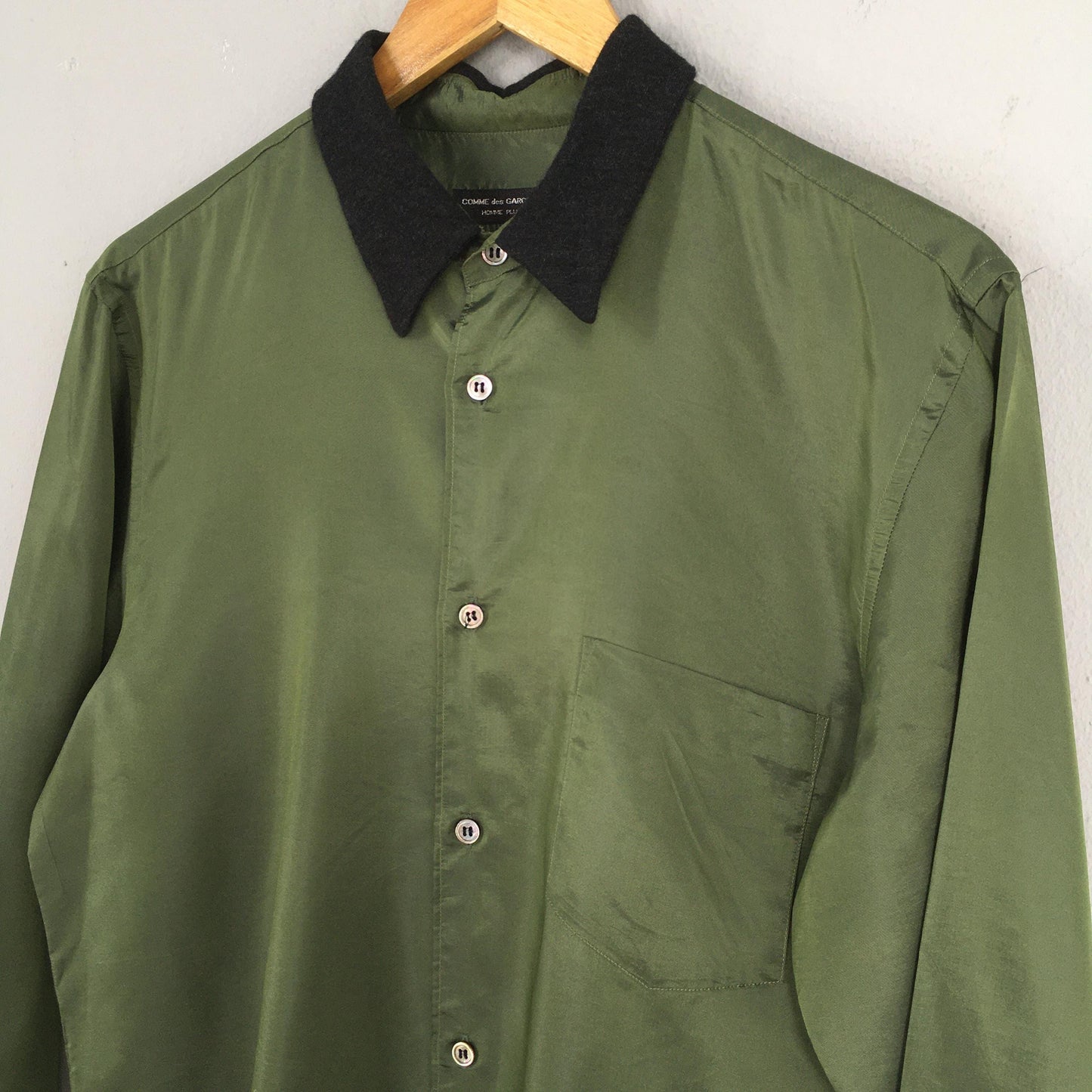 AD1996 Comme Des Garcons Homme Plus Green Shirt Medium