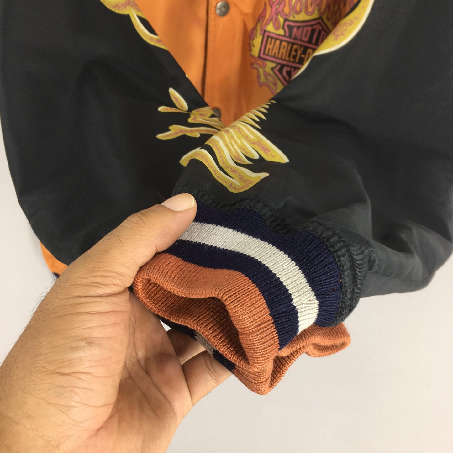 Harley Davidson Motorcycle Daytona Varsity Jacket Medium