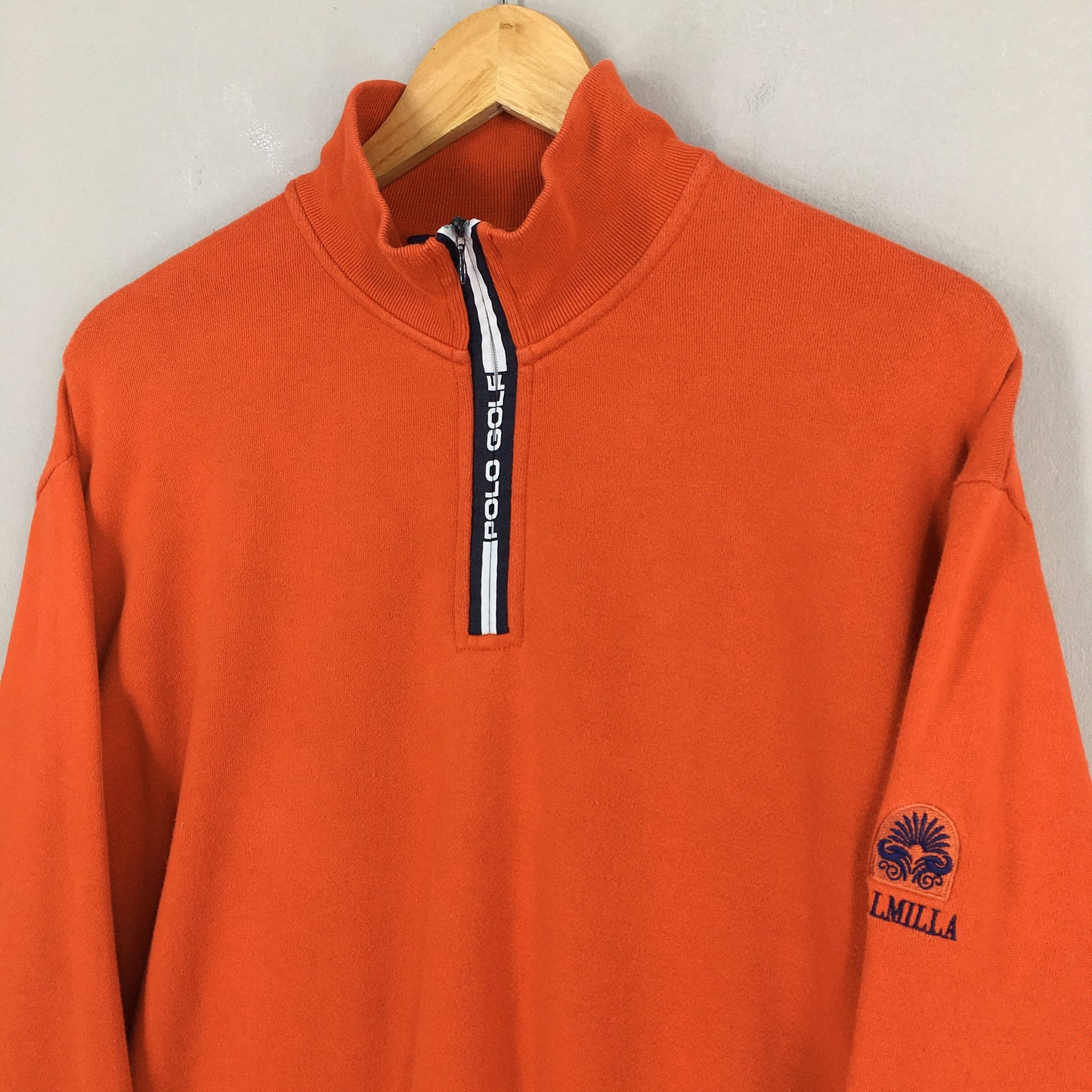 Polo Golf Orange Sweatshirt Large