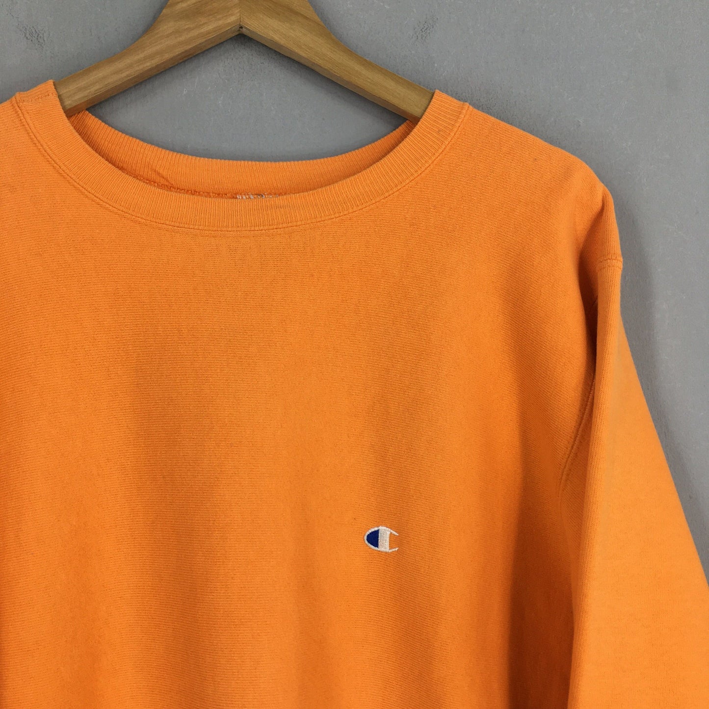 Champion Reverse Weave Orange Sweatshirt XL