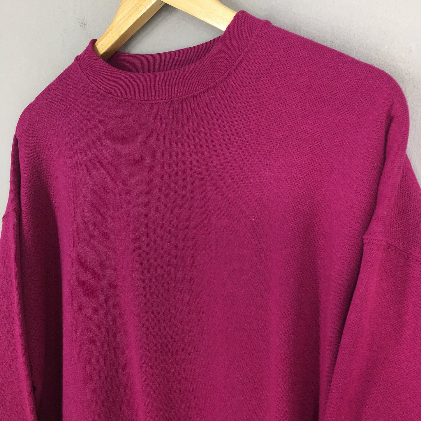 Tultex Plain Pink Sweatshirt Large