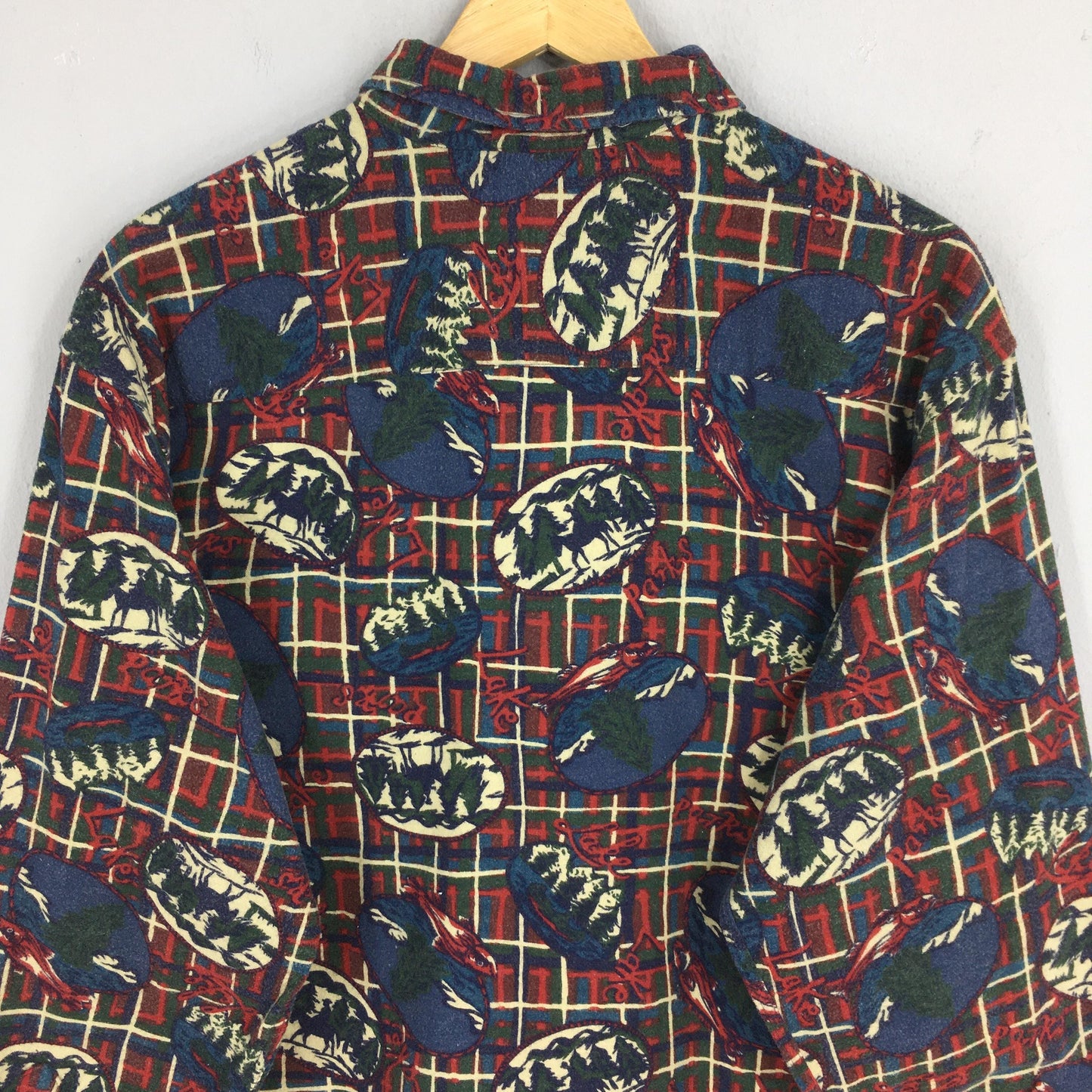 The Arrow Company Pop Art Flannel Shirt Medium