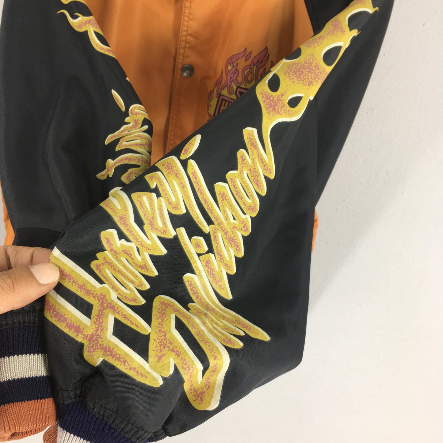 Harley Davidson Motorcycle Daytona Varsity Jacket Medium