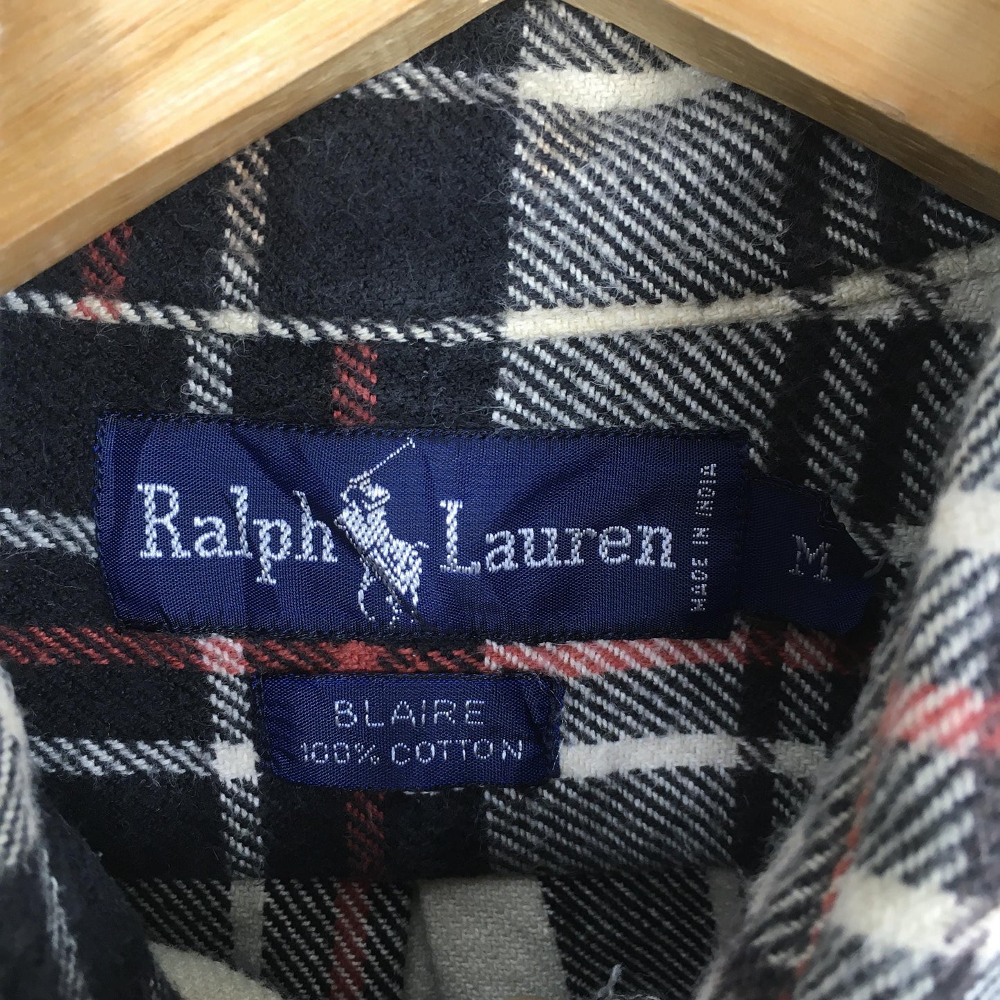 Polo Ralph Lauren Checkered Flannel Shirt Medium