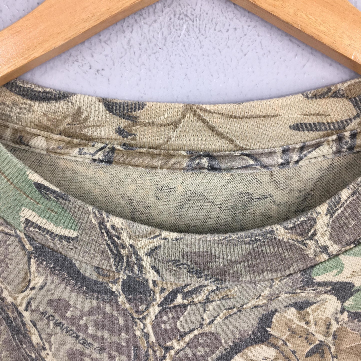 90s Real Tree Camo Longsleeve Tshirt Large