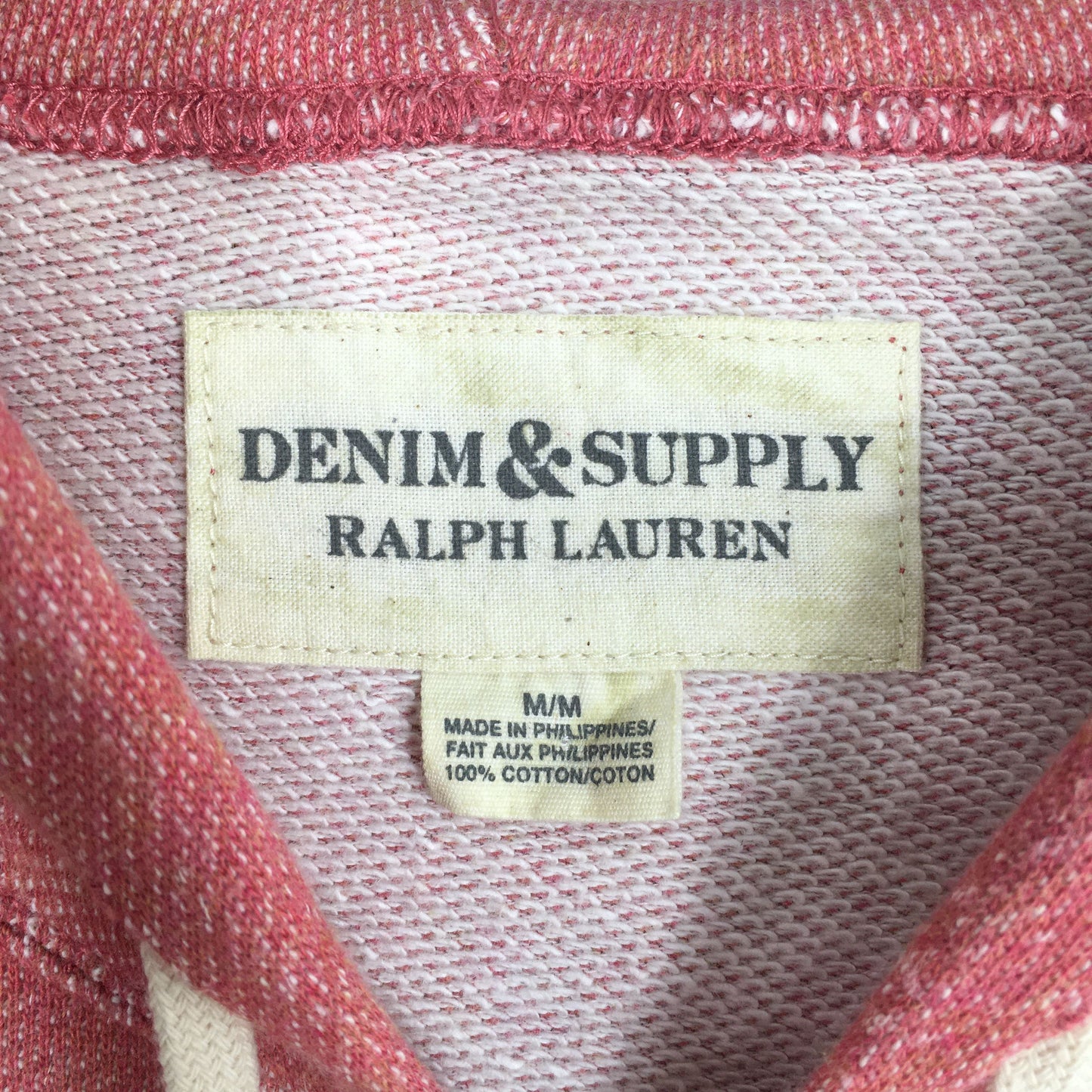 Denim Supply Polo Ralph Lauren Red Hoodie Medium