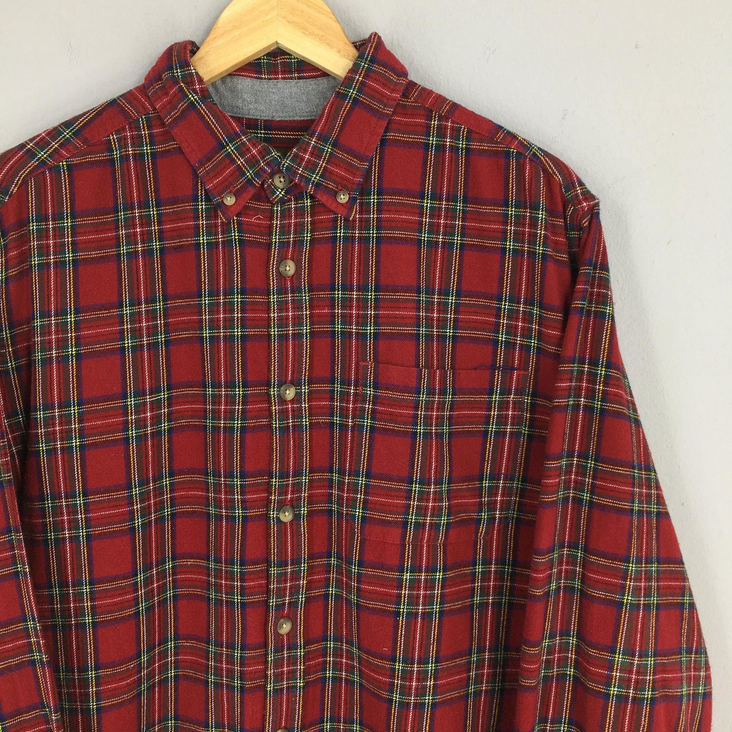 Eddie Bauer Plaid Checkered Flannel XLarge