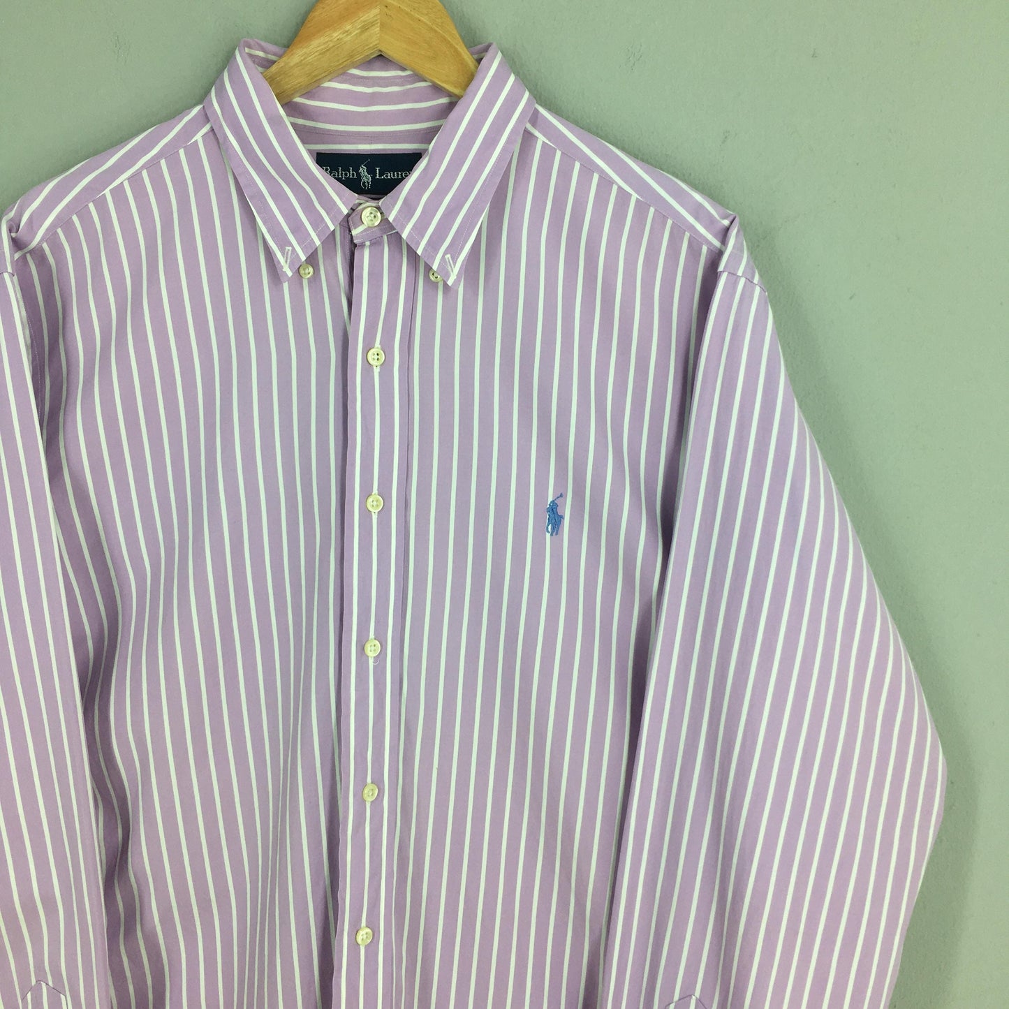 Polo Ralph Lauren Pink Striped Shirt 2XLarge