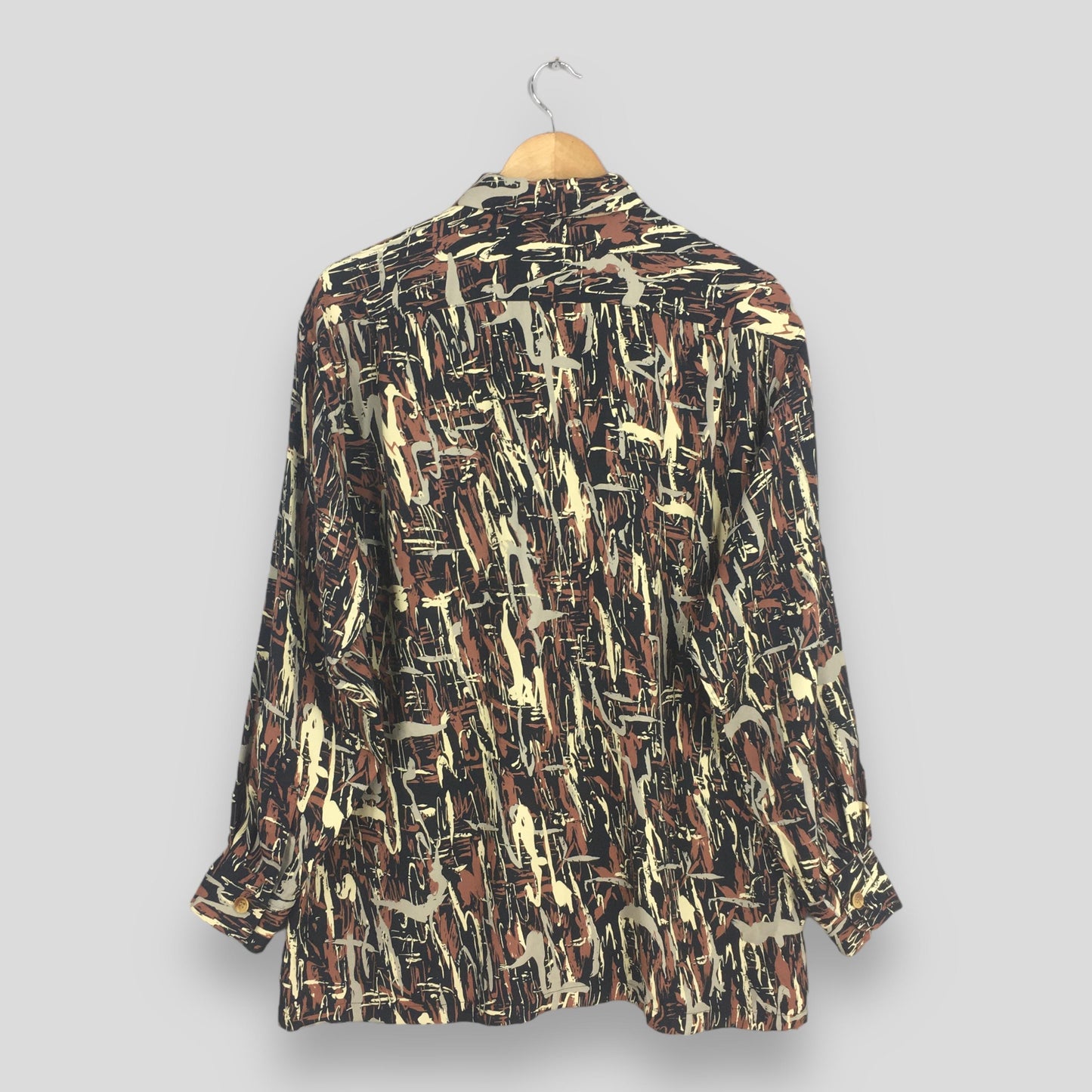 Nicole Club Abstract Pattern Shirt Large