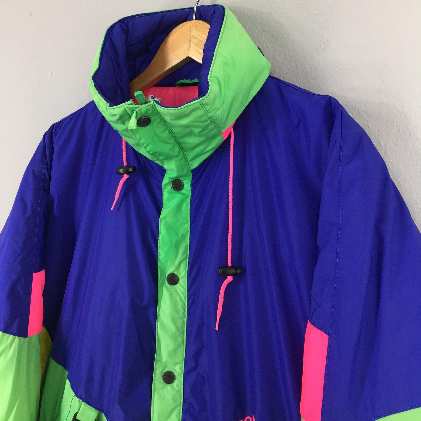 Nevica Bomber Hooded Ski Wear Retro Jacket 3XLarge