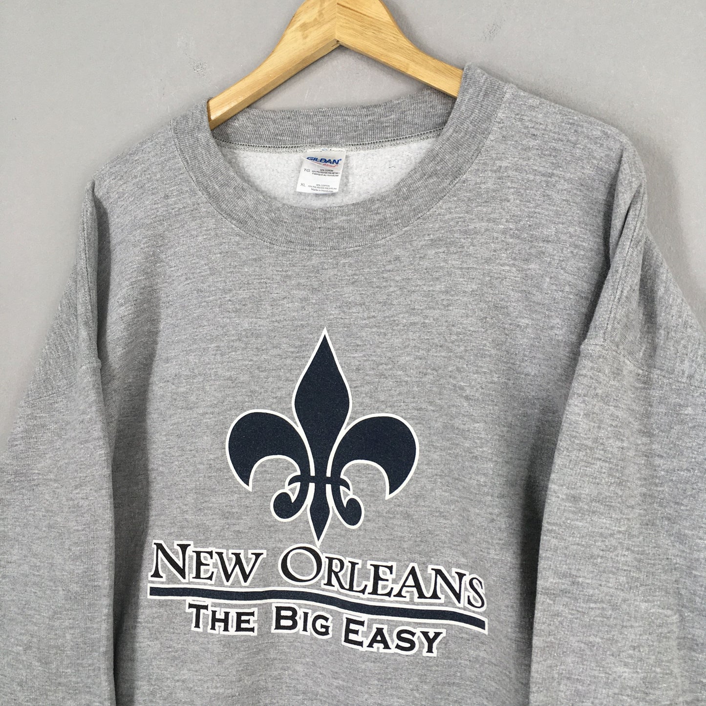 New Orleans Gray Sweatshirt XLarge