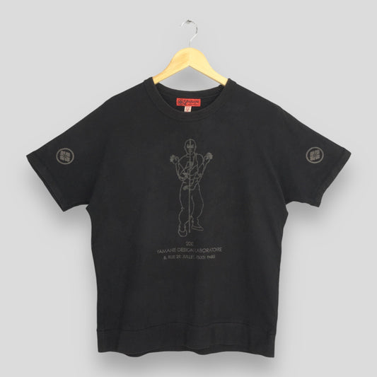 Evisu Yamane Japan Black T shirt Medium