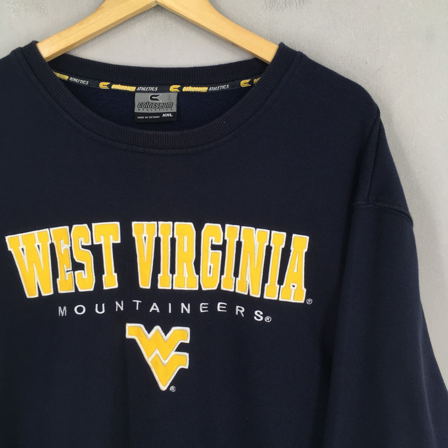 West Virginia Mountaineers Football Sweatshirt XXLarge