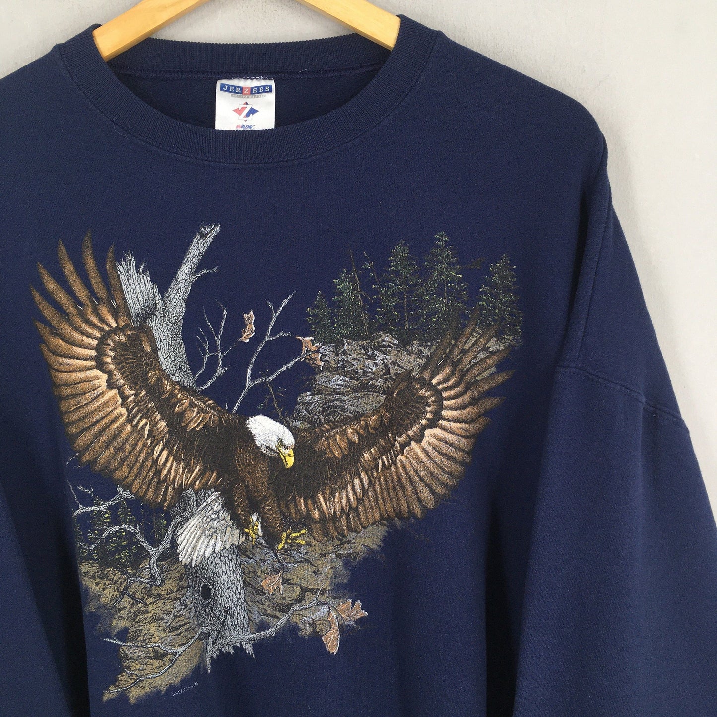 Alaska Eagles Blue Sweatshirt XLarge