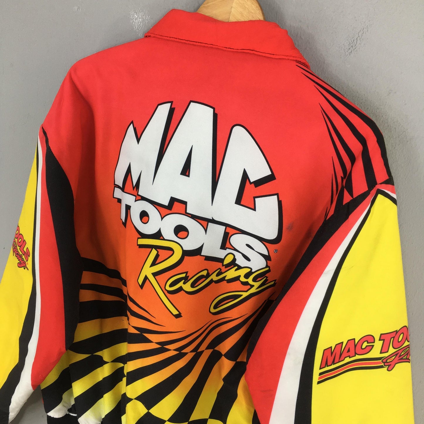 Swingster Mac Tools Nascar Racing Team Multicolor Jacket Medium