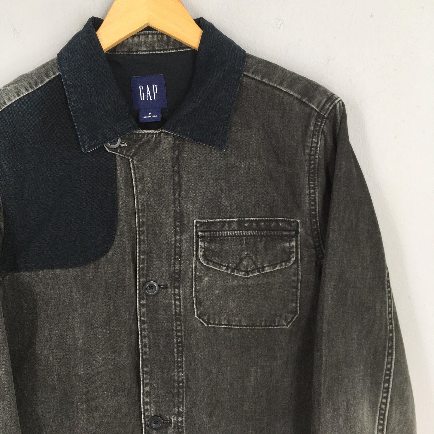 Gap Denim Chore Black Jacket Medium