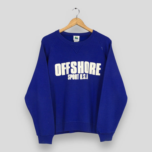 Offshore Sport USA Blue Sweatshirt Medium