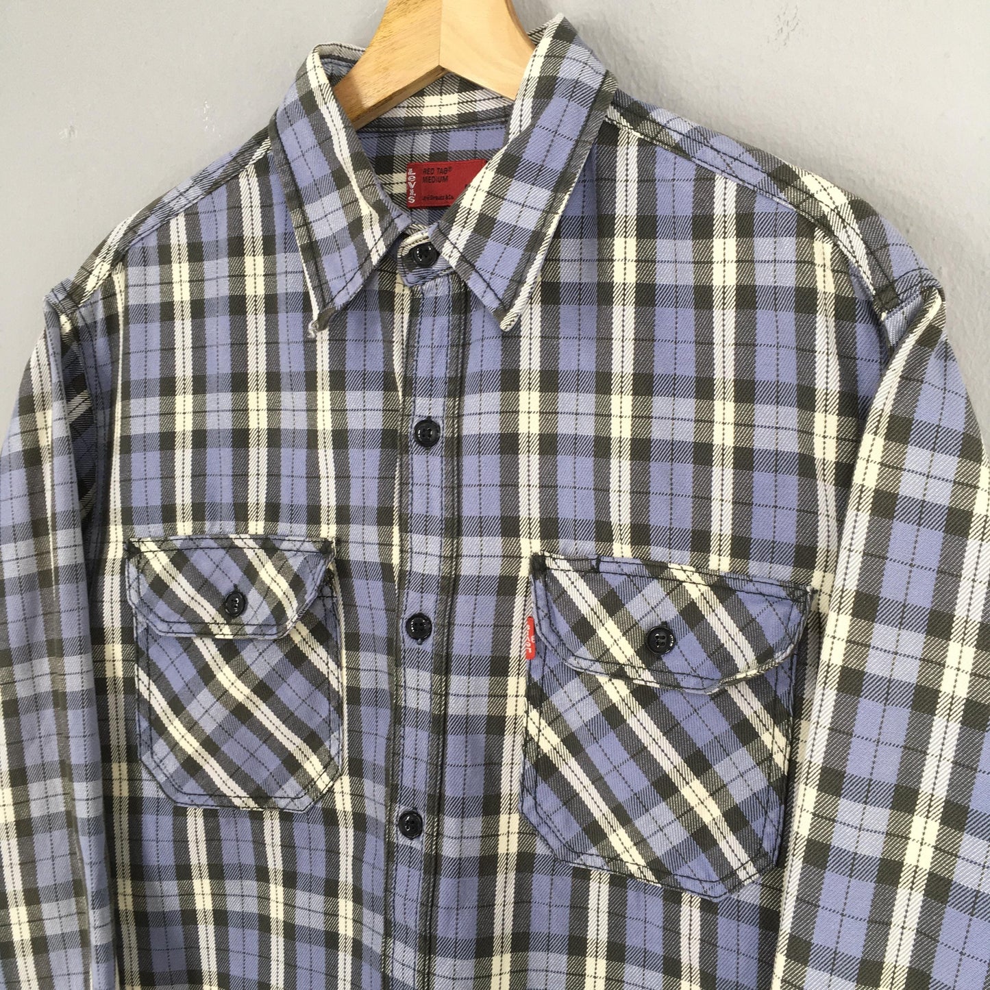 Levis Strauss Checkered Shirt Medium