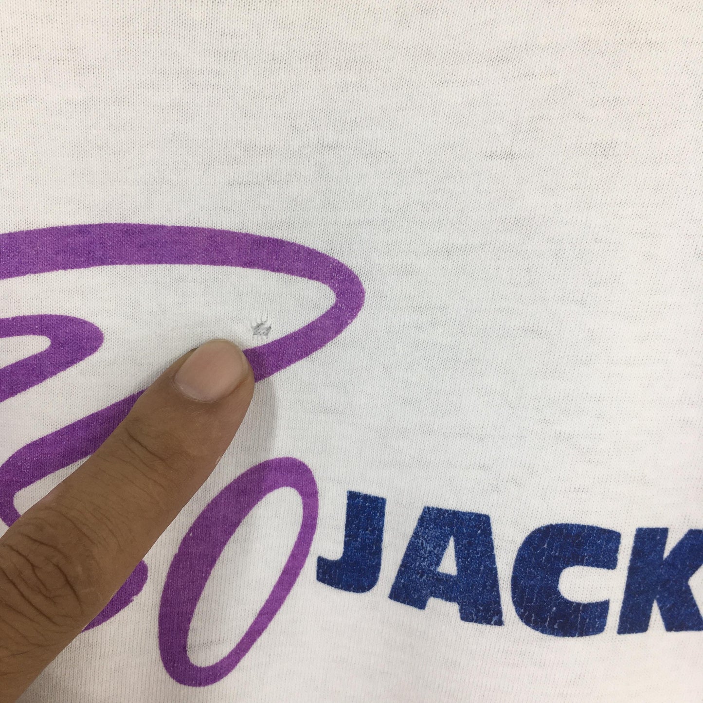 90s Nike Air Bo Jackson White T shirt Medium
