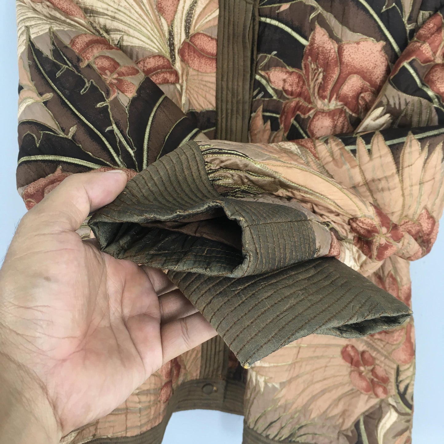 90's Sunny Grace 3D Floral Printed Light Jacket Medium