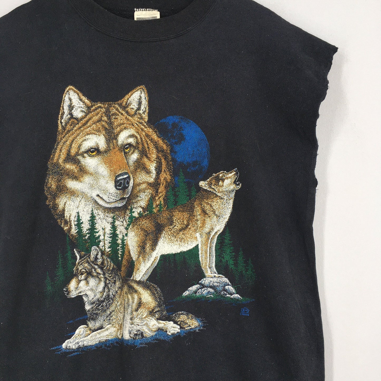 The Wolf Hunter Wildlife Sleeveless Sweatshirt XL