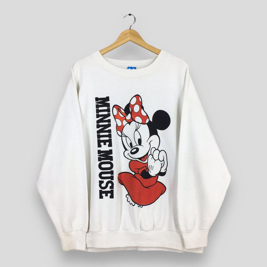 Minnie Mouse White Sweatshirt 2XLarge