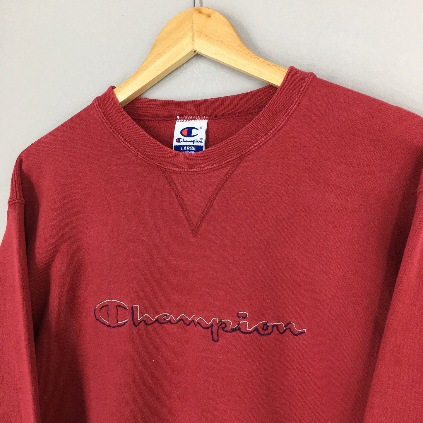 Champion Sports Red Sweatshirt Large