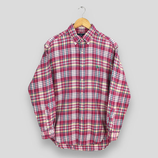 Polo Ralph Lauren Checkered Flannel Red Shirt Medium