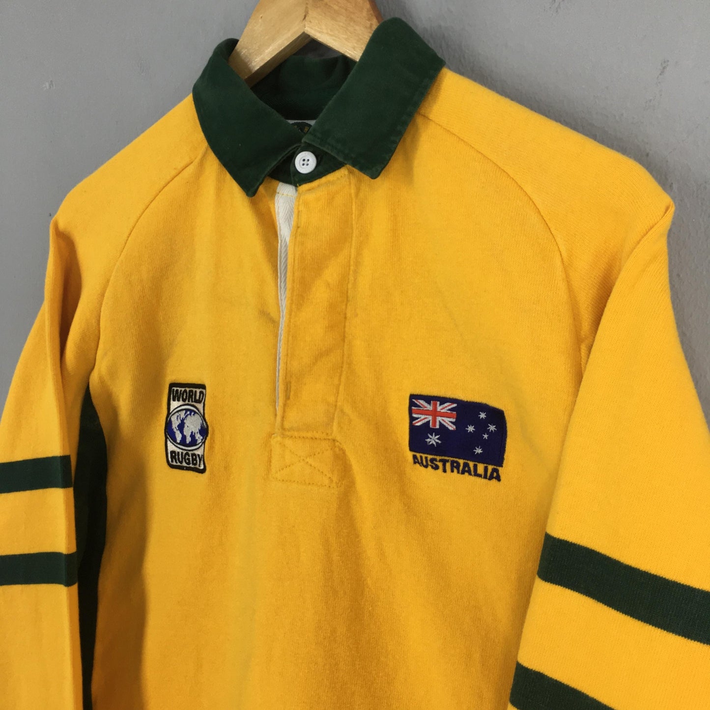 Australian Wallabies World Rugby Polo Shirt Large