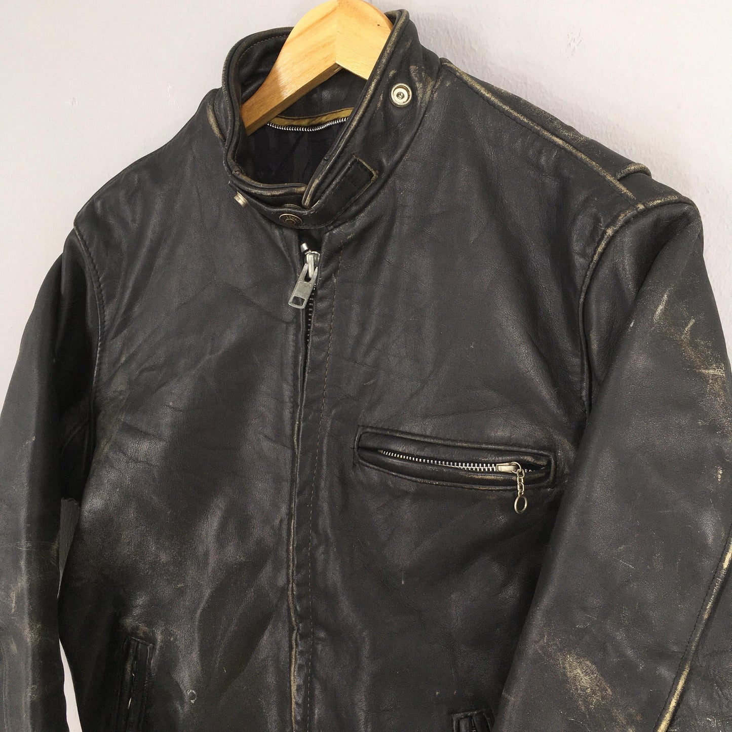 Schott NYC Steerhide Leather Jacket Medium