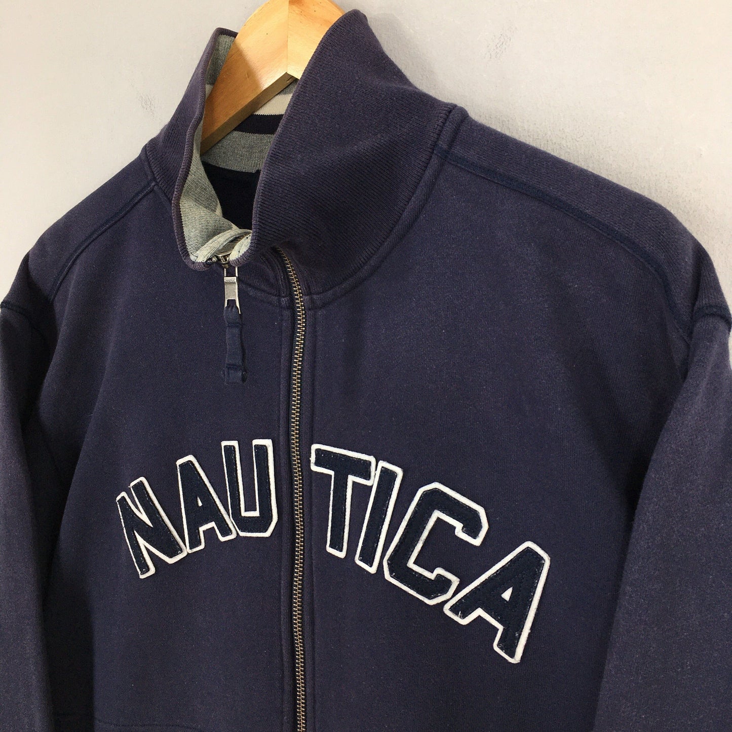 Nautica Blue Sweatshirt Nautica Sailing Gear Pullover M