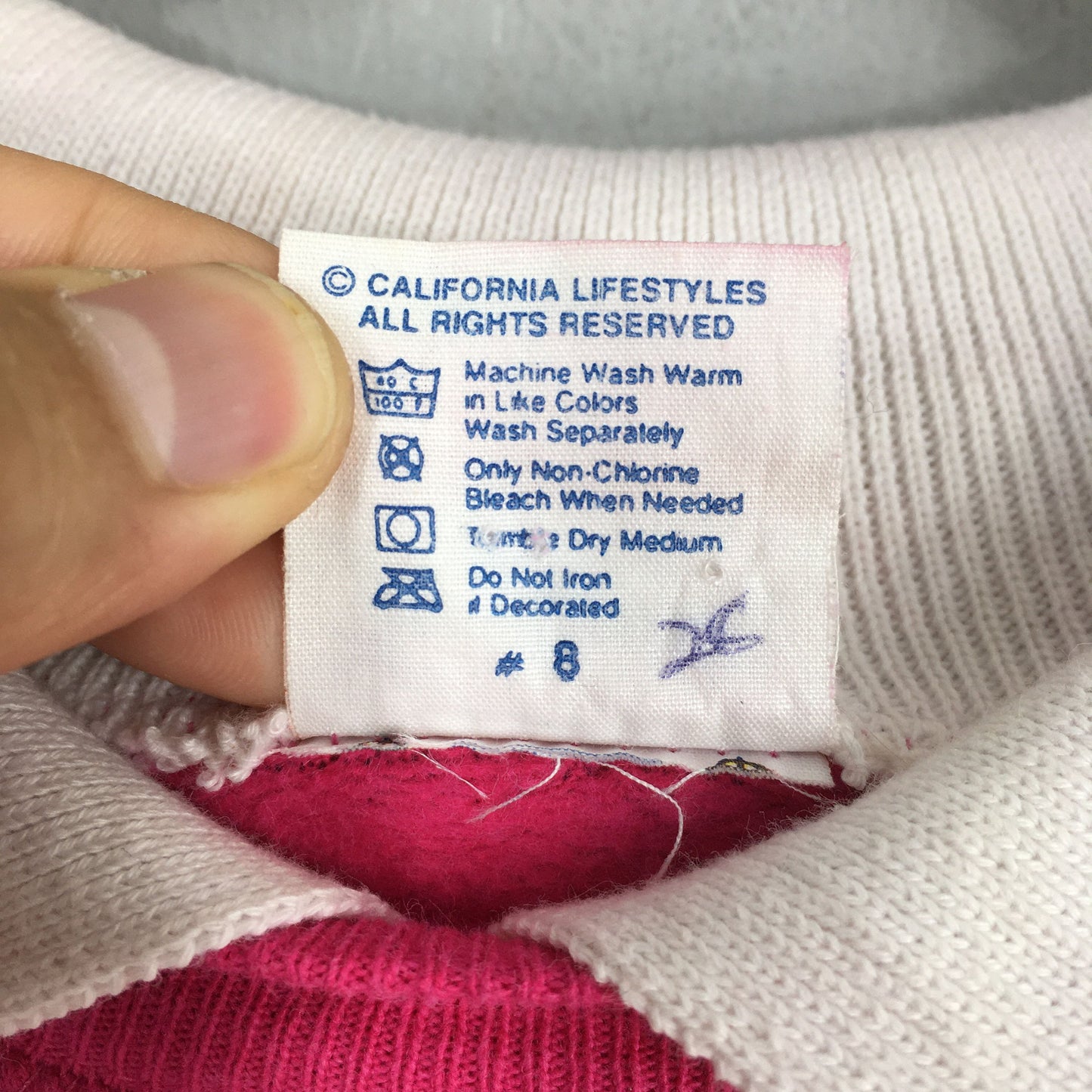 California Floral Aesthetic Sweatshirt Medium