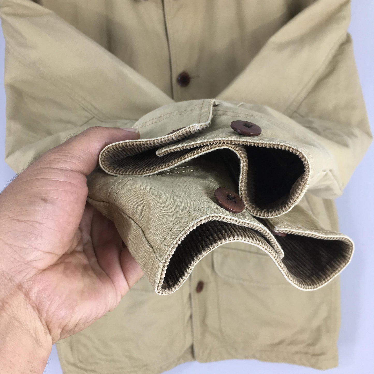 LL Bean Worker Brown Duck Chore Jacket Small