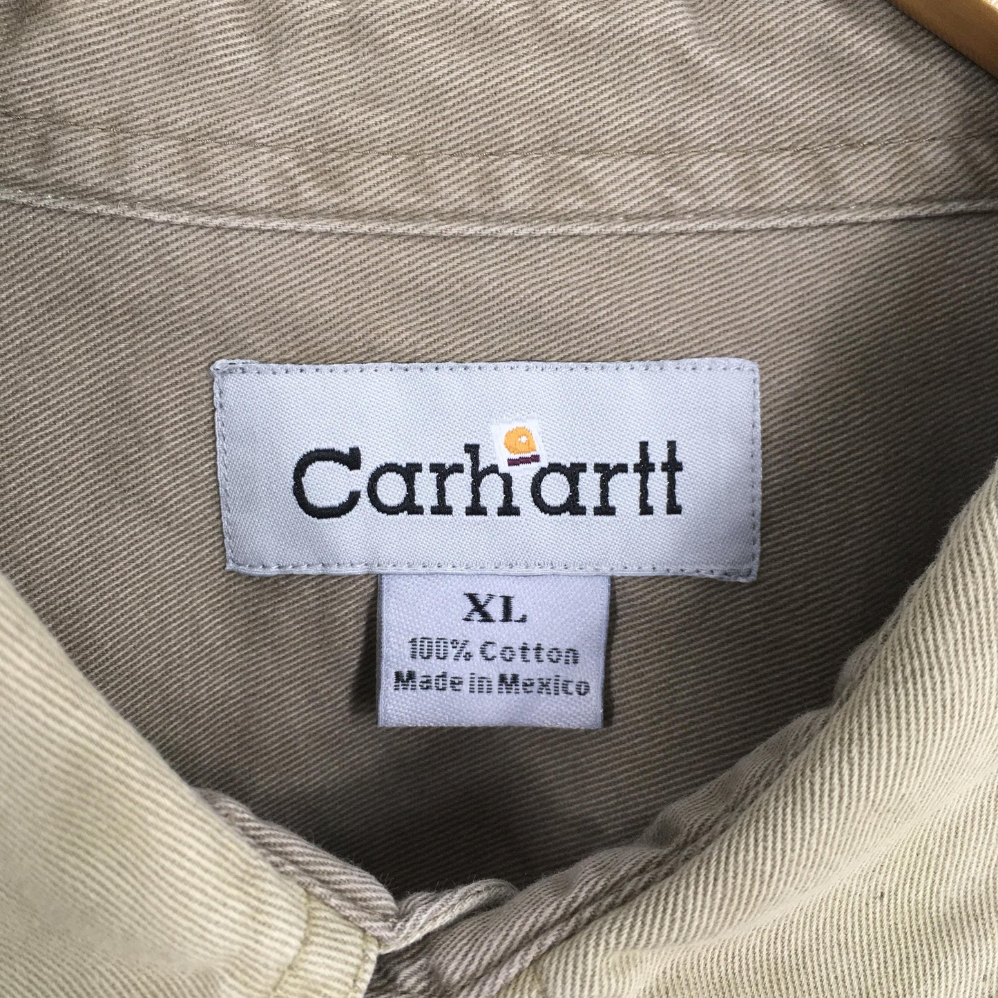 Carhartt Beige Work Shirt XLarge