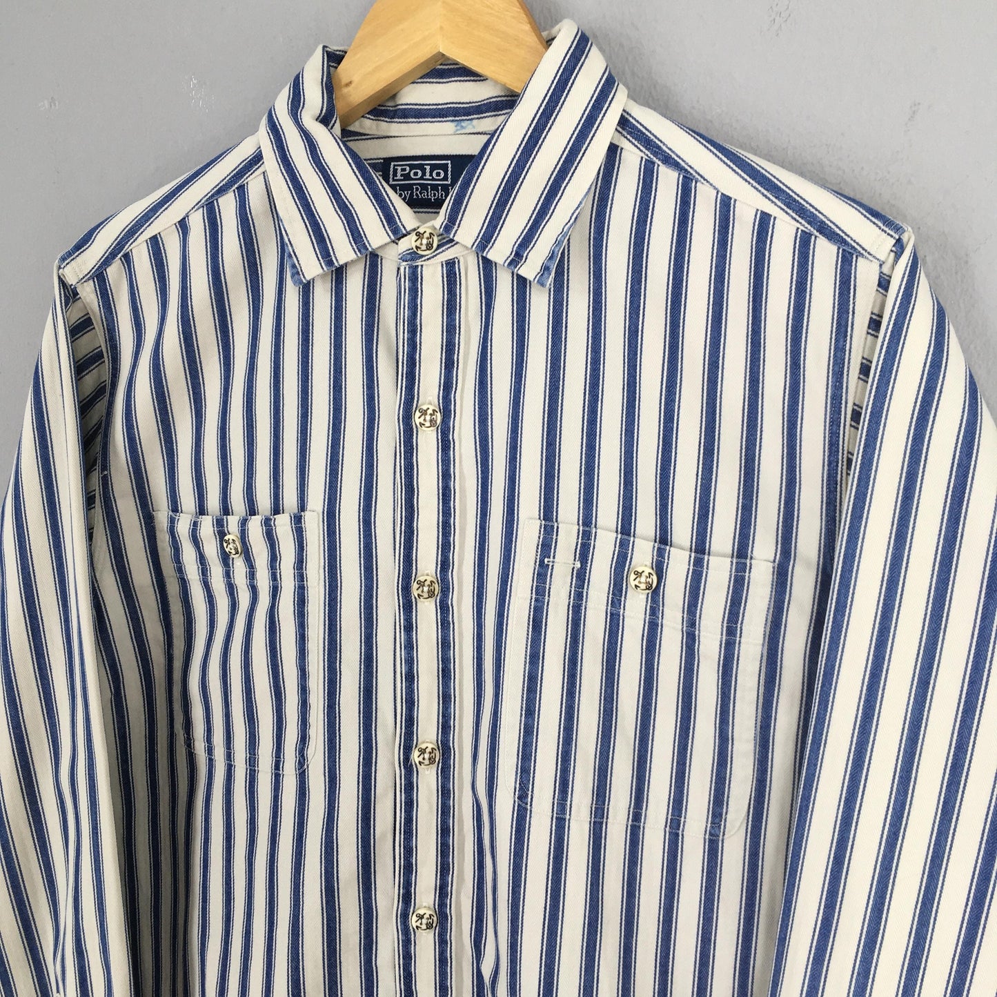 Polo Ralph Lauren Hickory Stripes Shirt Medium