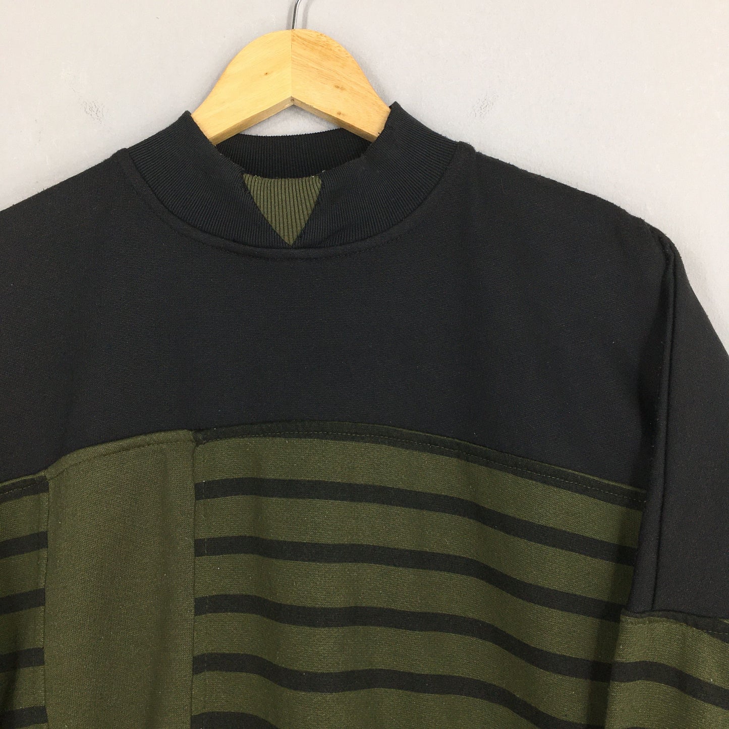 Retro Mcgregor Green Striped Sweater M