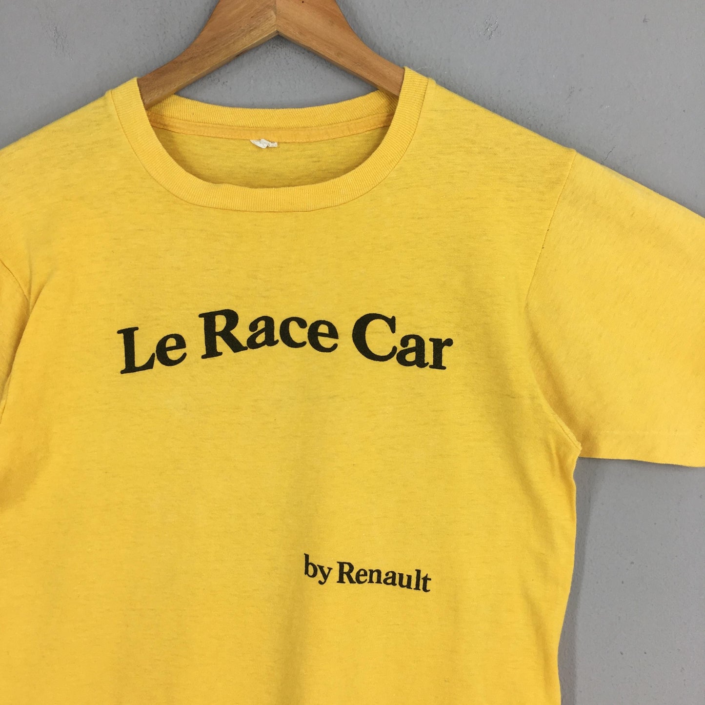 Le Race Car by Renault Yellow T shirt Medium