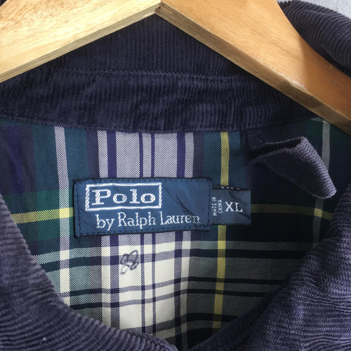 90s Polo Ralph Lauren Chore Canvas Blue Jacket XLarge