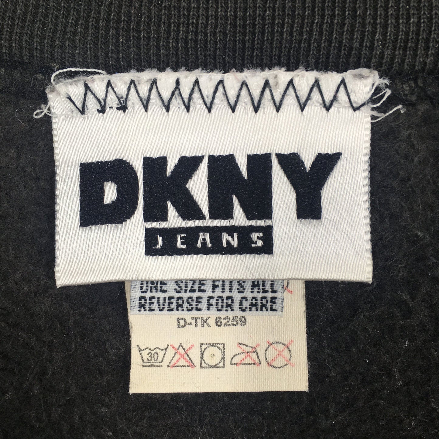 Dkny Jeans Black Sweatshirt XLarge