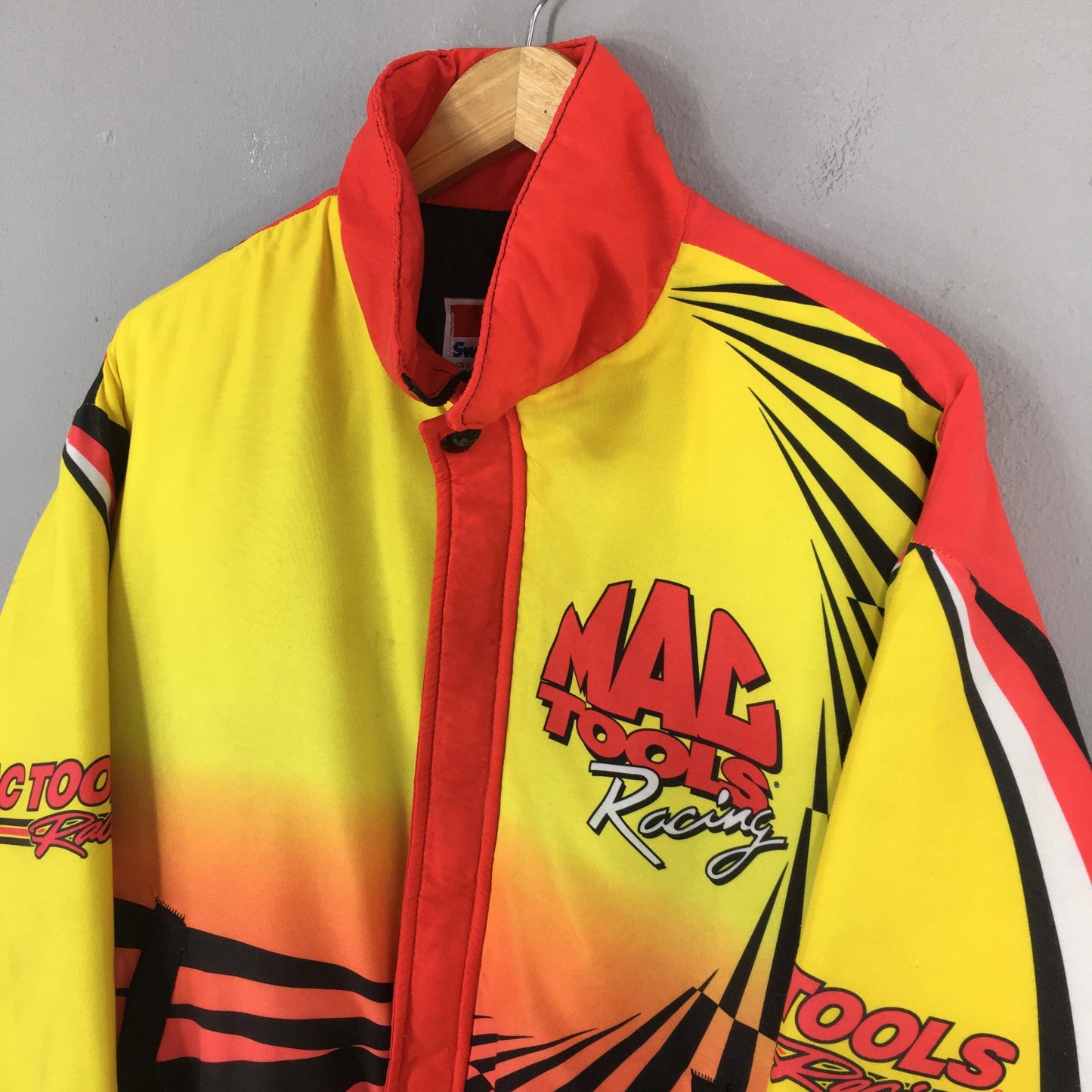 Swingster Mac Tools Nascar Racing Team Multicolor Jacket Medium