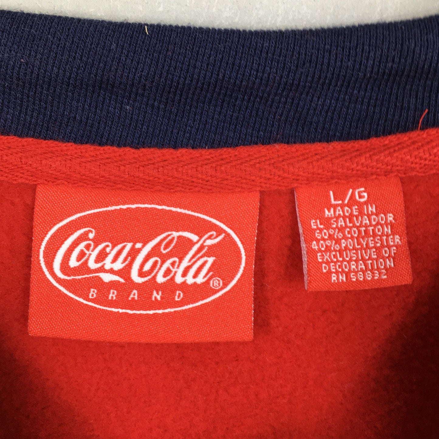 Coca Cola Embroidered Sweatshirt Large