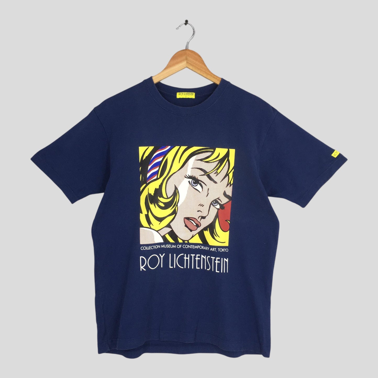 Roy Lichtenstein Girl with Hair Ribbon Artwork T shirt Large