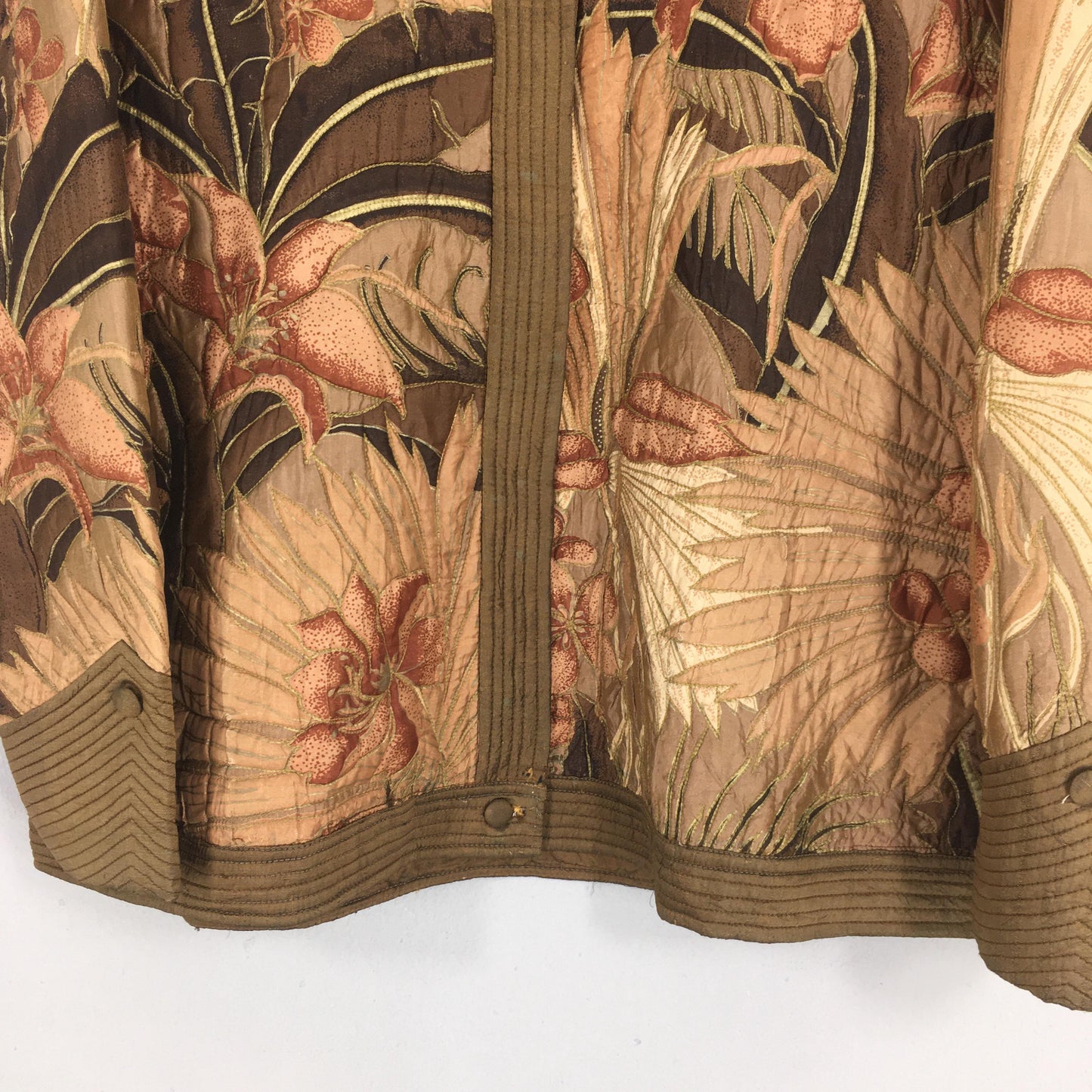 90's Sunny Grace 3D Floral Printed Light Jacket Medium