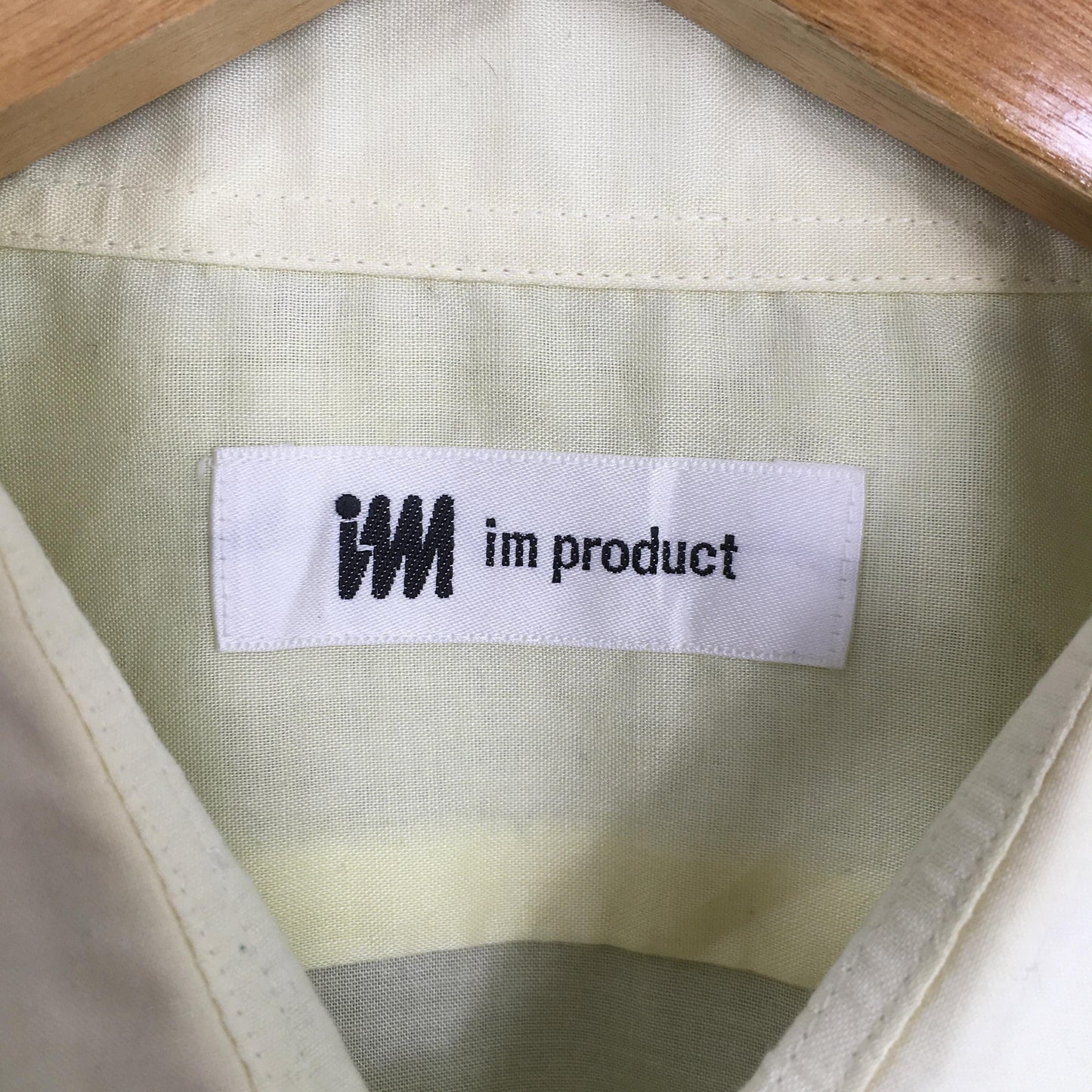 Issey Miyake Yellow Plain Shirt Large