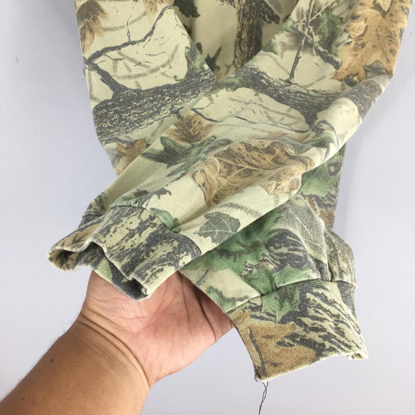 90s Duxbak Real Tree Camo Longsleeve Tshirt 3XLarge