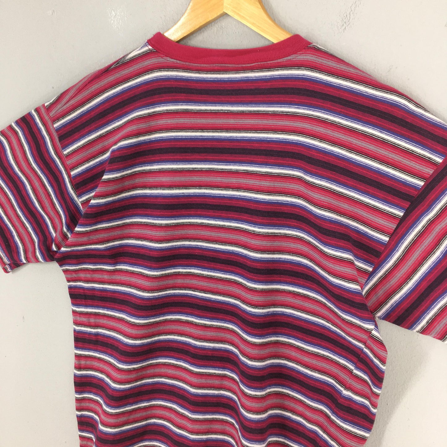 Bugle Boy Multicolor Stripes T shirt Large