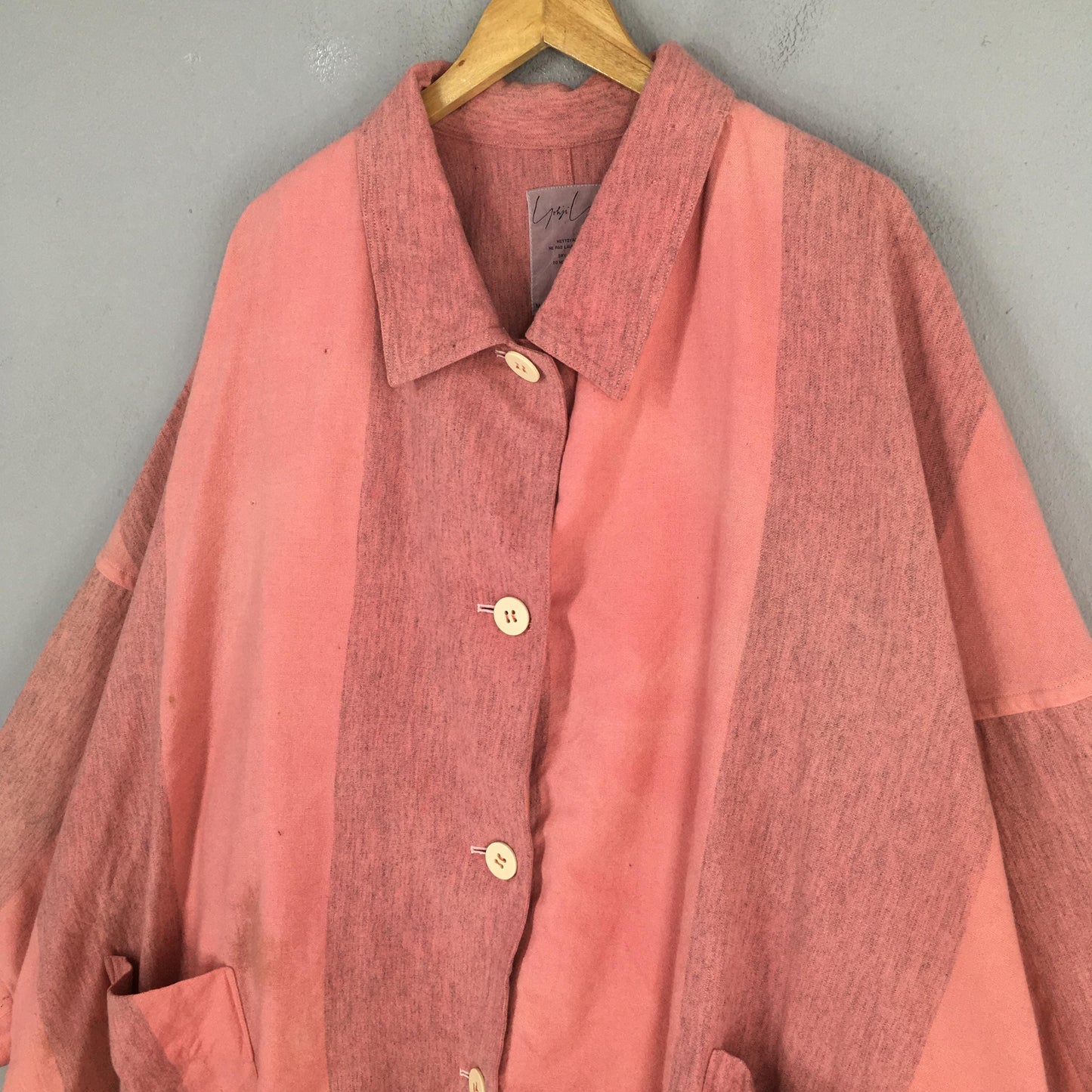 Ys Yohji Yamamoto Wool Coat Jacket Medium